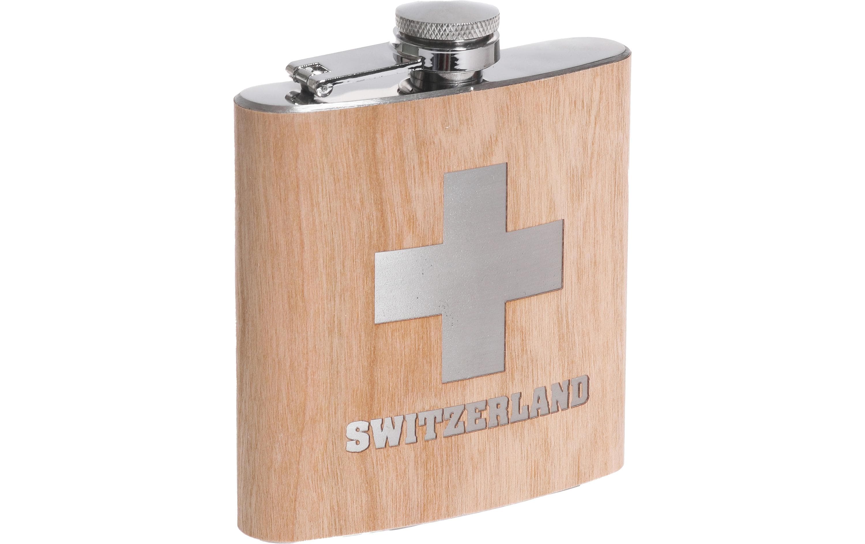 Trendcompany Flachmann Schweiz, 170 ml