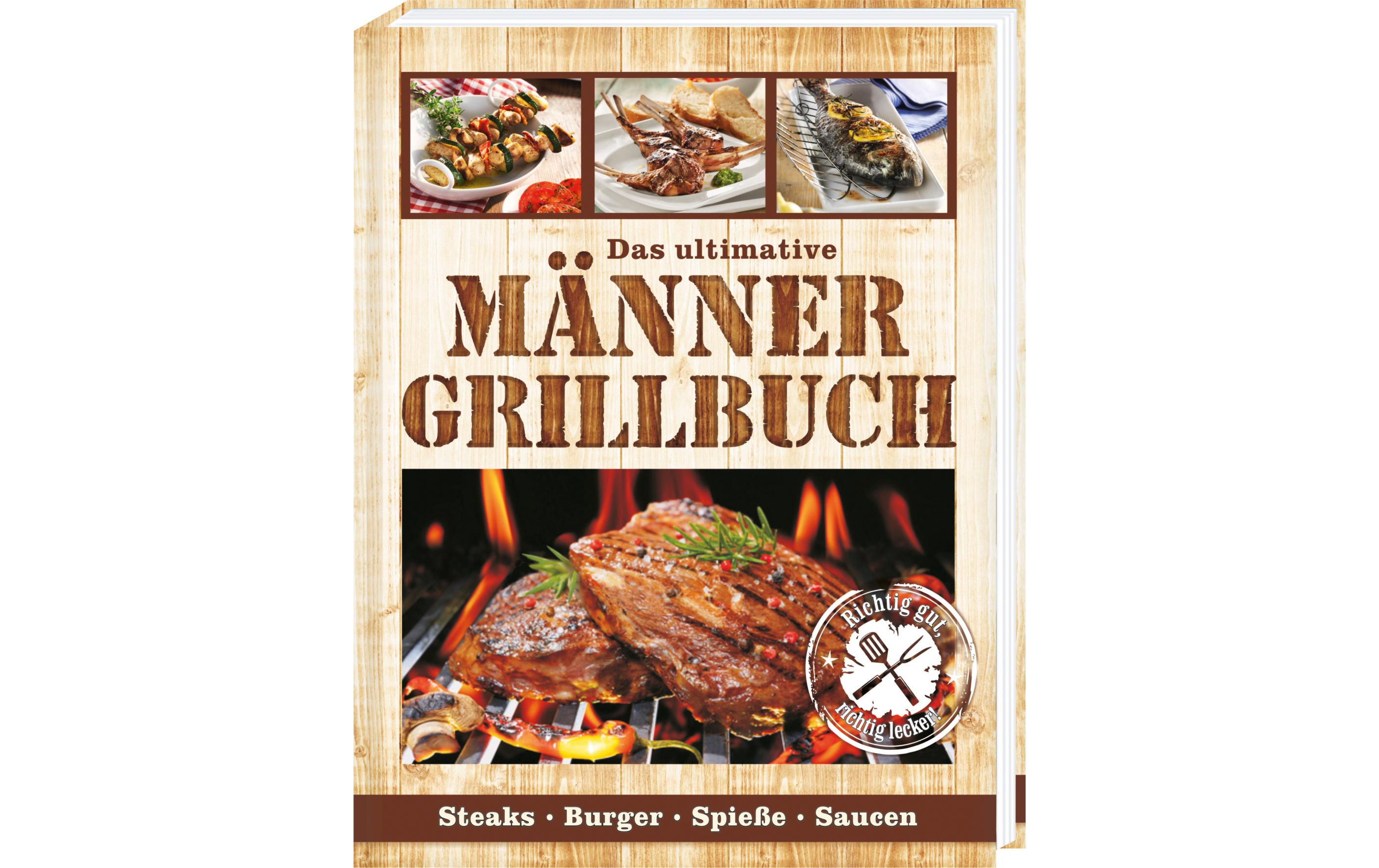 Trendcompany Buch Männer Grillbuch, 16.5x20.5cm