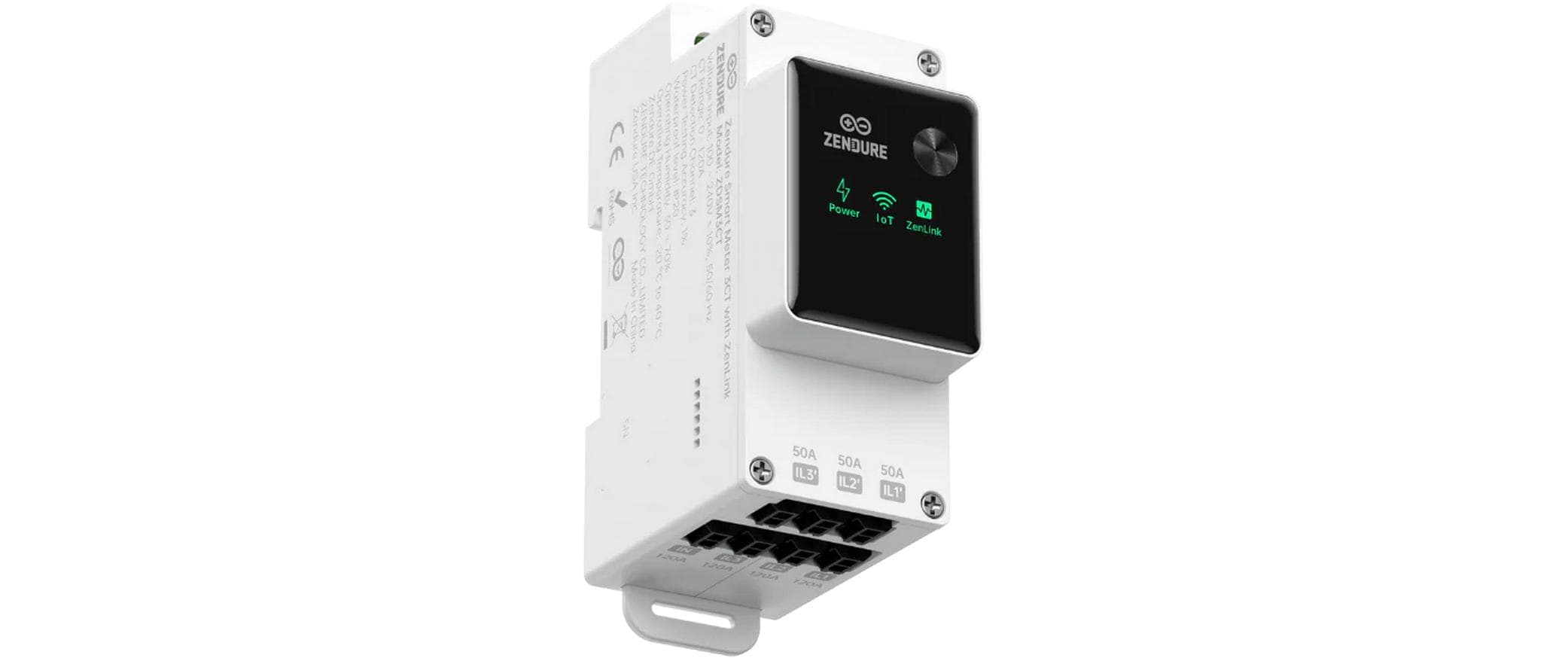 Zendure Smart Meter 3CT Stromzähler 3-Phasen LAN/WLAN Leistungsmessgerät