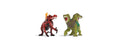 Schleich Feuersaurier vs. Dschungelechse Eldrador Creatures