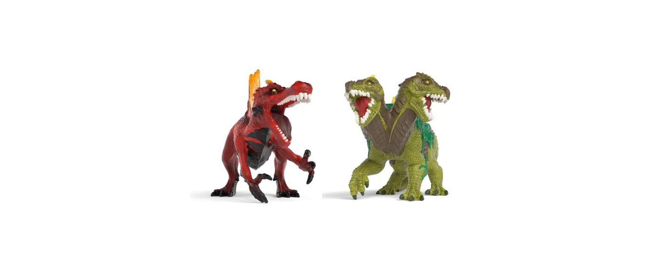 Schleich Feuersaurier vs. Dschungelechse Eldrador Creatures