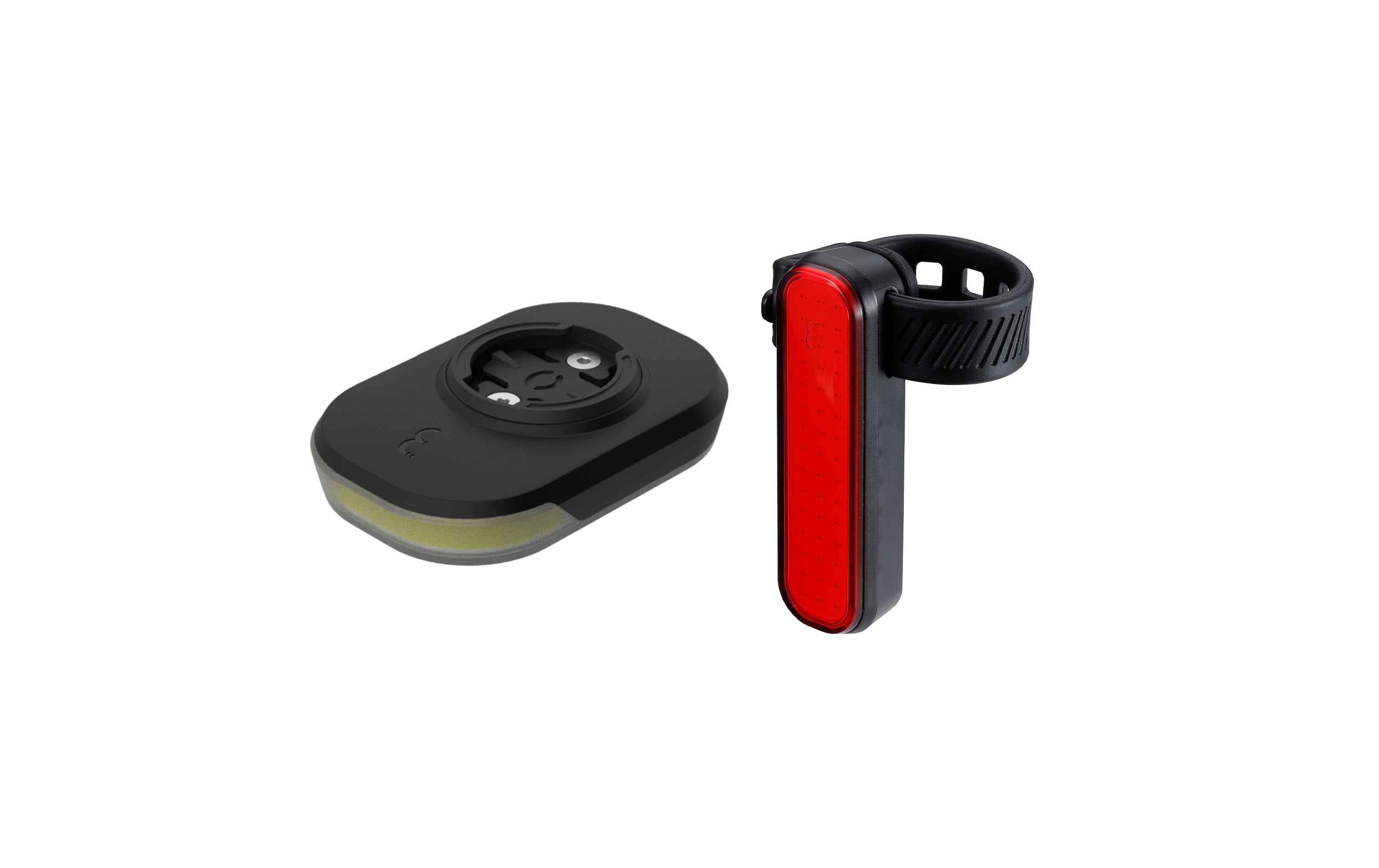 BBB Lichtset Slice 300 + BLS-255 Signal Garmin+Wahoo Insert, Akkuanzeige
