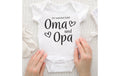 Trendcompany Babybody Ihr werden Oma und Opa  62/68, weiss