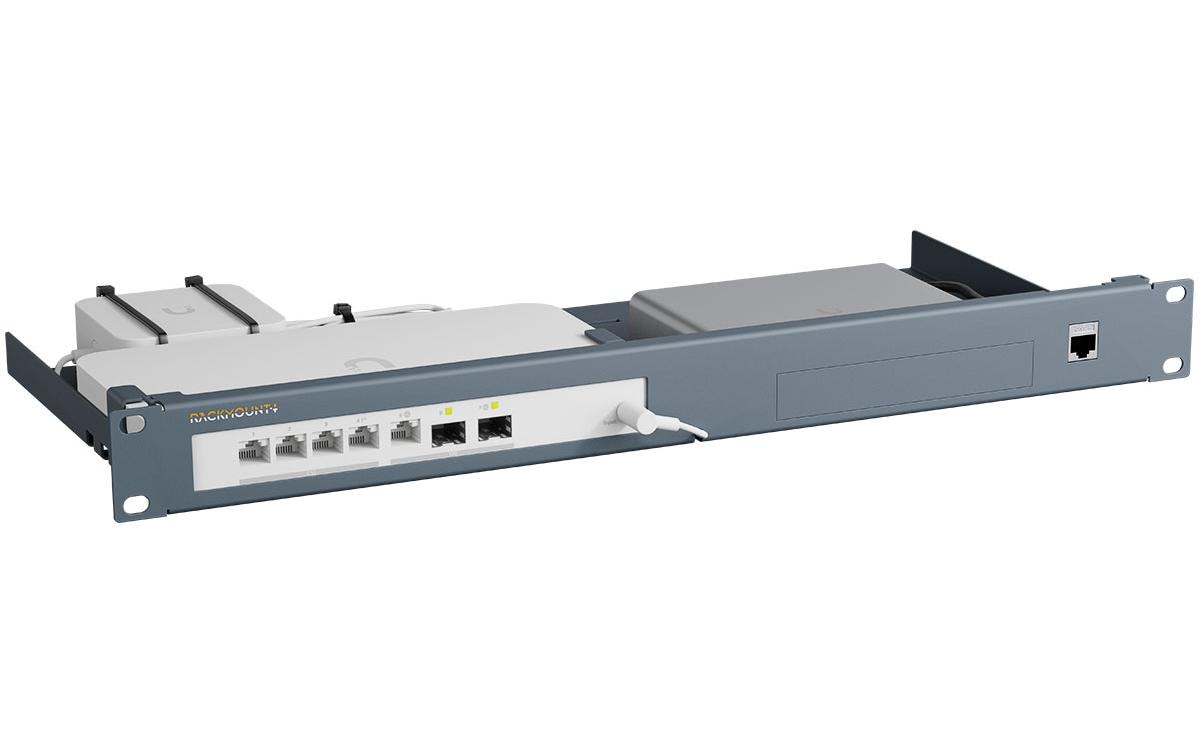 Rackmount IT RM-UB-T9, 19"Rackmount Kit für Ubiquiti UCG-Ultra, UXG-Fiber