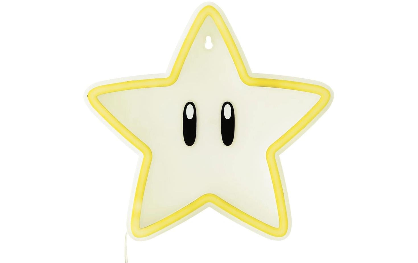Super Mario LED Wandlampe Super Star Neon 24 x 25 x 2 cm
