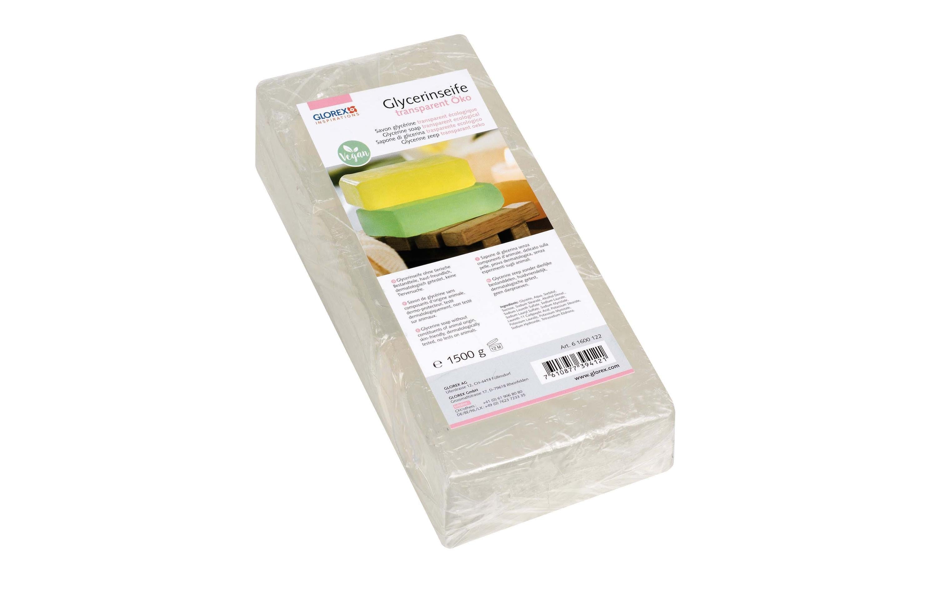 Glorex Glyerinseife Öko transparent, 1500g