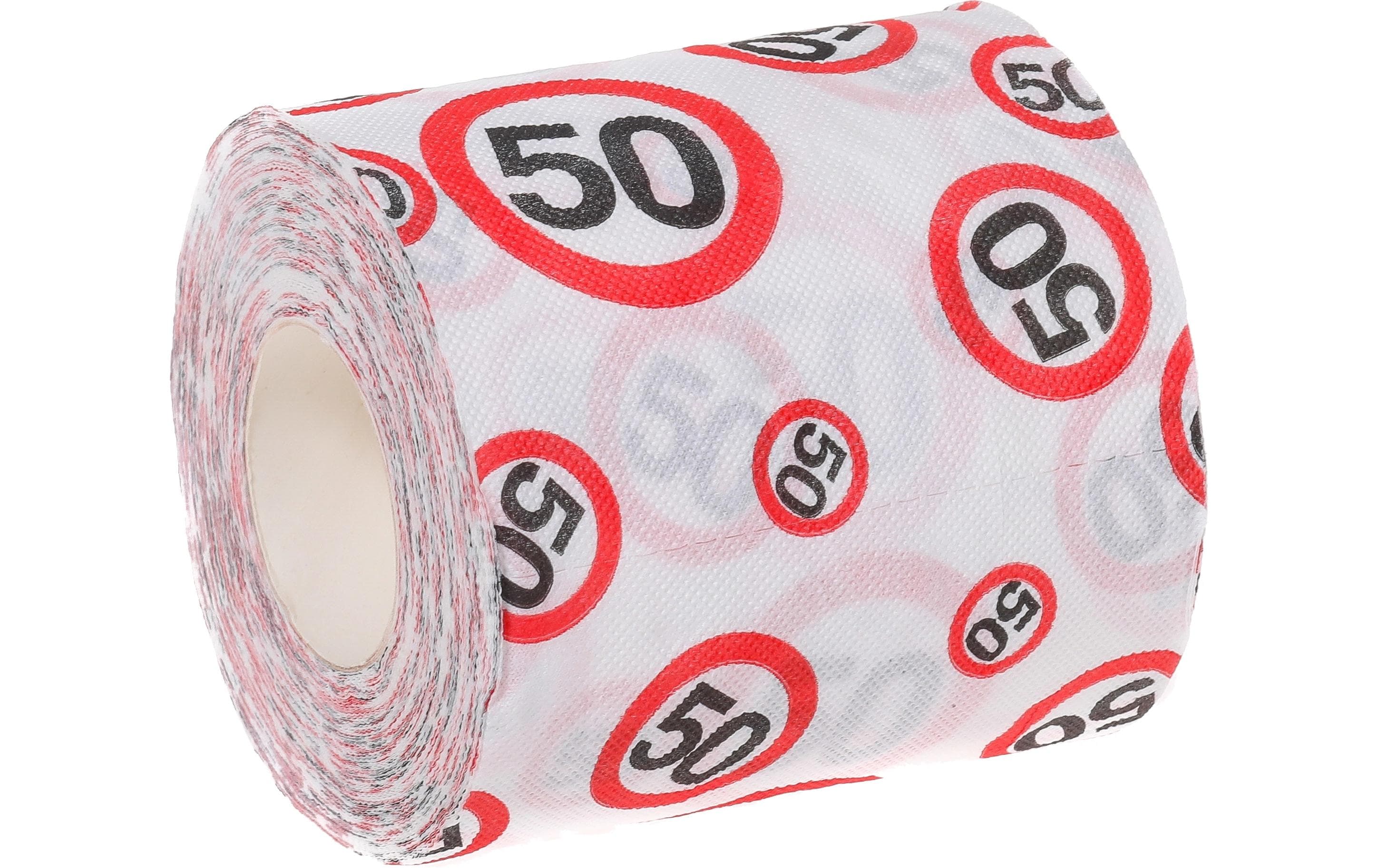 Trendcompany Scherzartikel Wc Papier, 50. Geburtstag