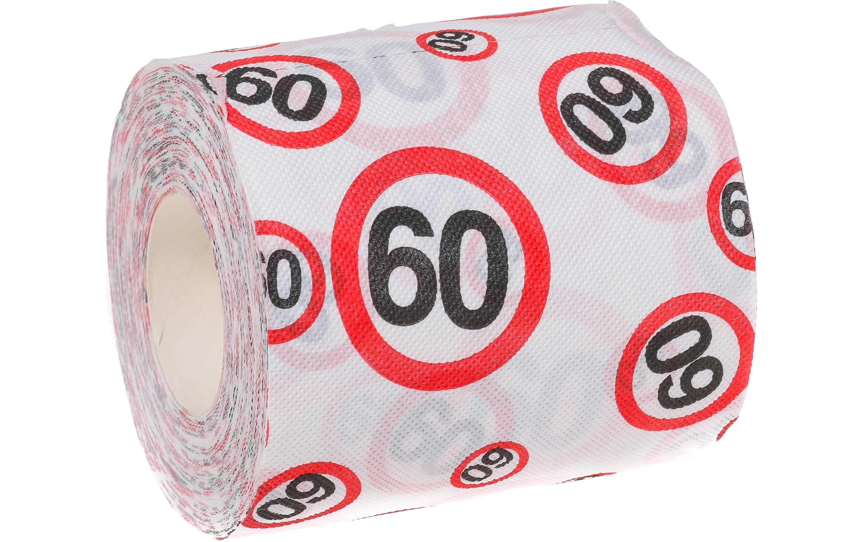 Trendcompany Scherzartikel Wc Papier, 60. Geburtstag