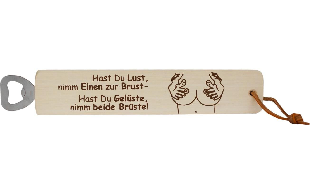 Trendcompany Flaschenöffner Lust und Brust