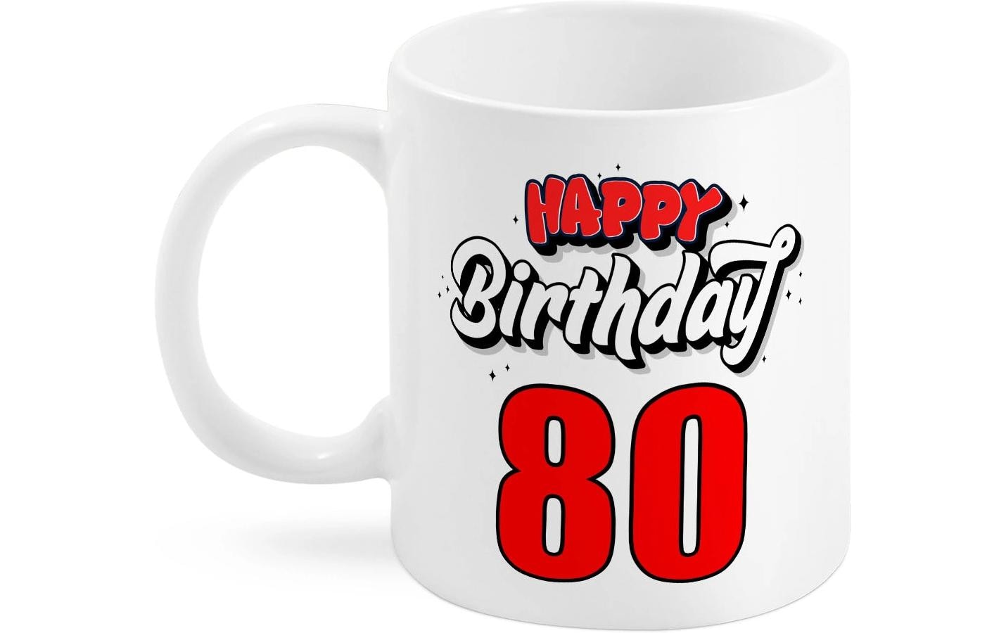 Trendcompany Tasse 80. Geburtstag