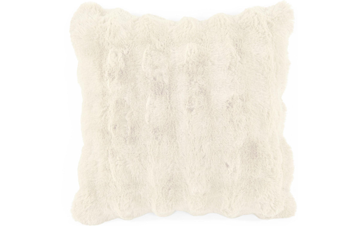 Tiseco Kissen Bubble Rabbit Stripe 45x45 cm gefüllt, elfenbein