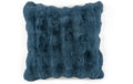 Tiseco Kissen Bubble Rabbit Stripe 45x45 cm gefüllt, blau