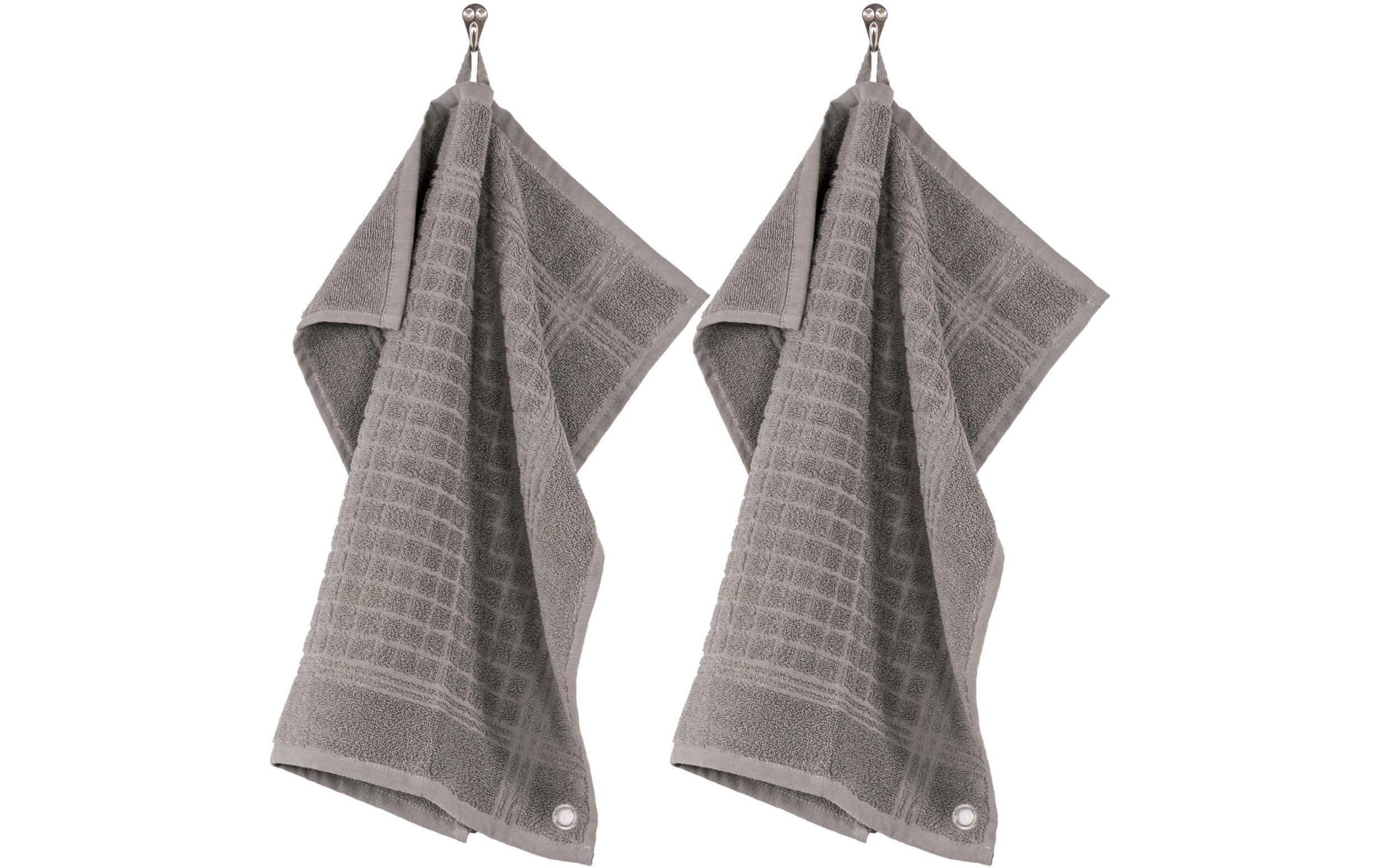 Tiseco Geschirrtuch Pharao 3er Set 50x50 cm grau, quadratisch