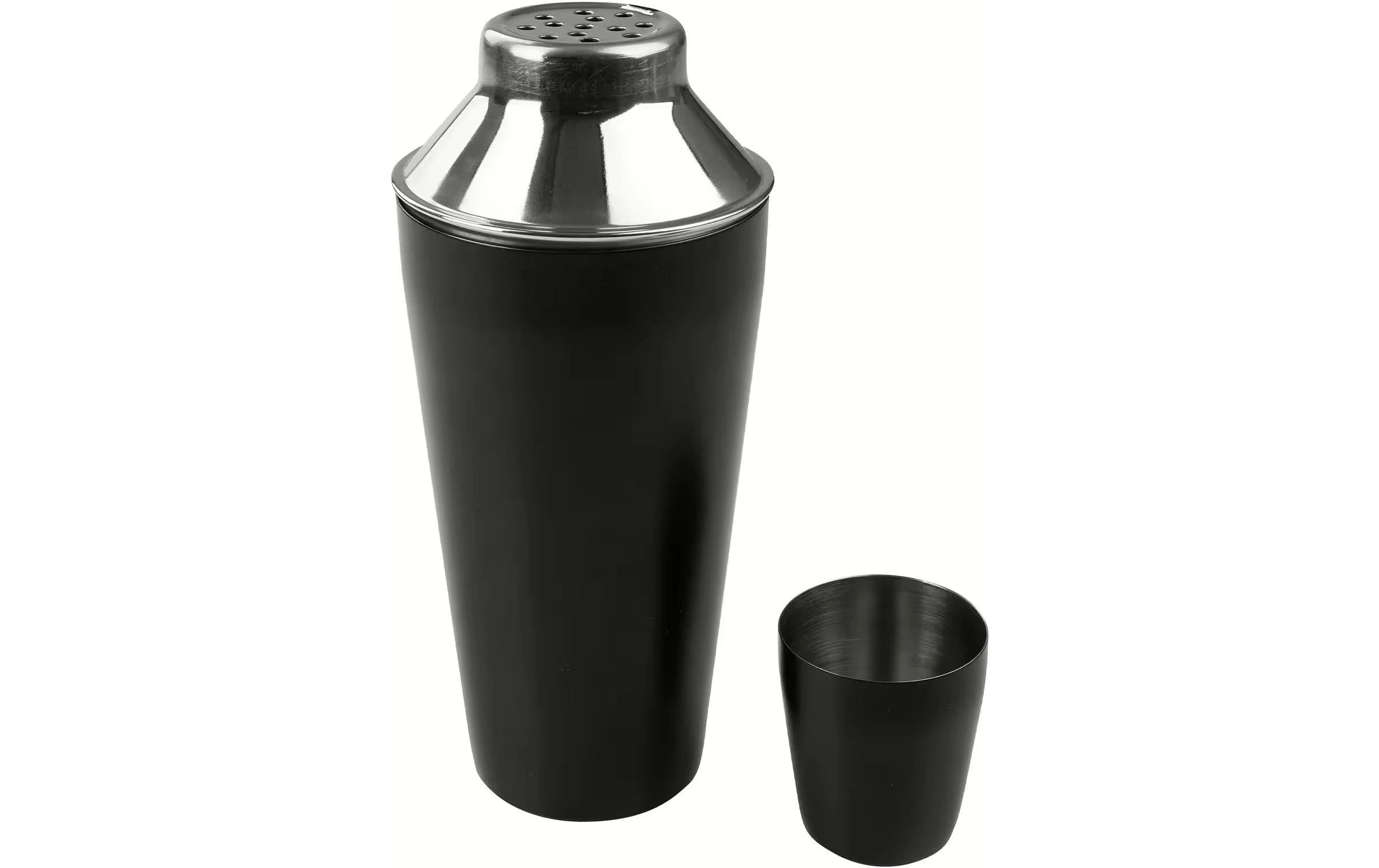 Fackelmann Cocktailshaker Specter 250mm, 750ml, Edelstahl schwarz
