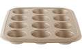 BergHOFF Muffin Backform Leo Balance 12er, 8x3.5cm, Antifhaft, Karbonstahl