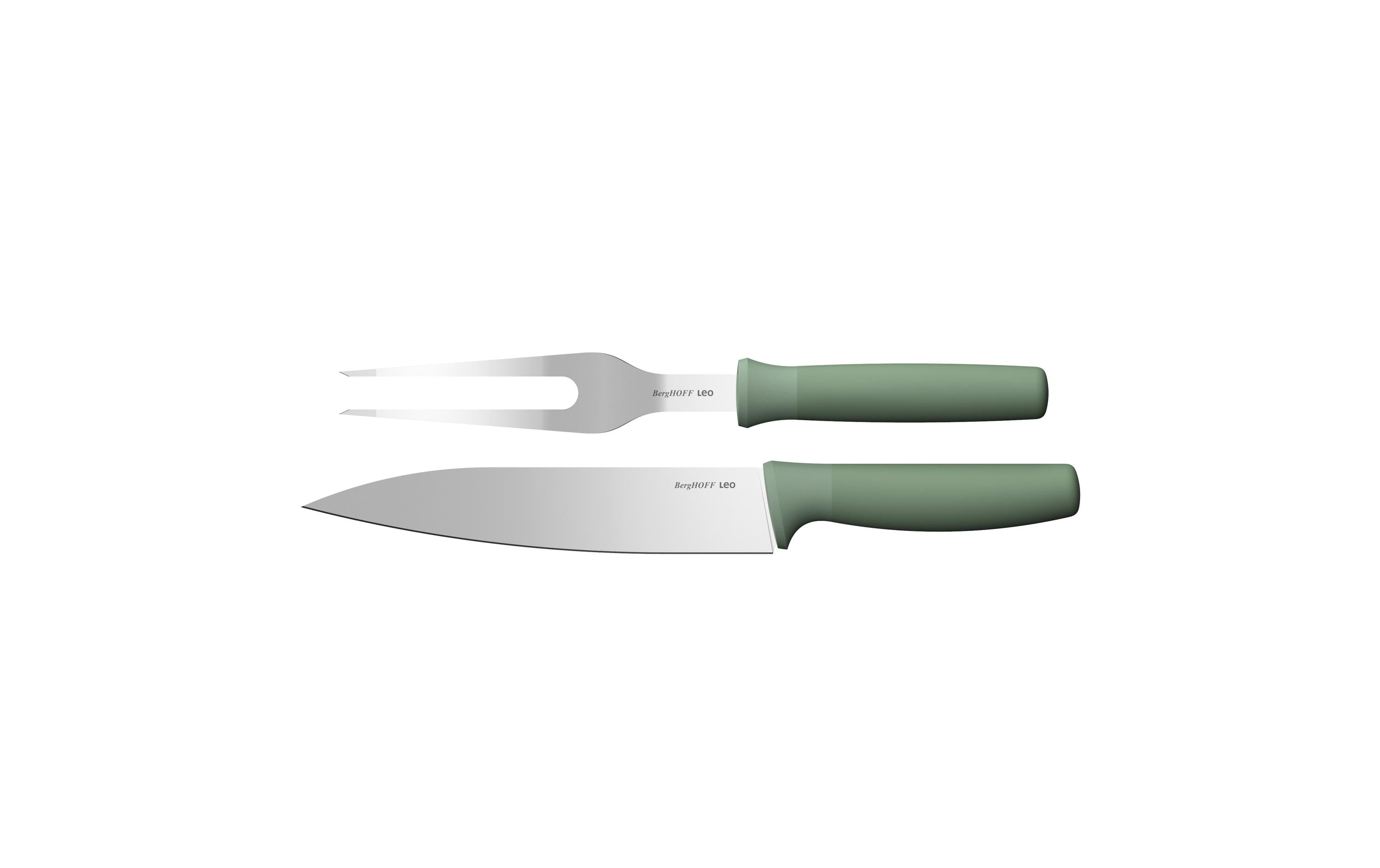 BergHOFF Tranchierset Leo Forest 2-teillig, Recyceltes PP