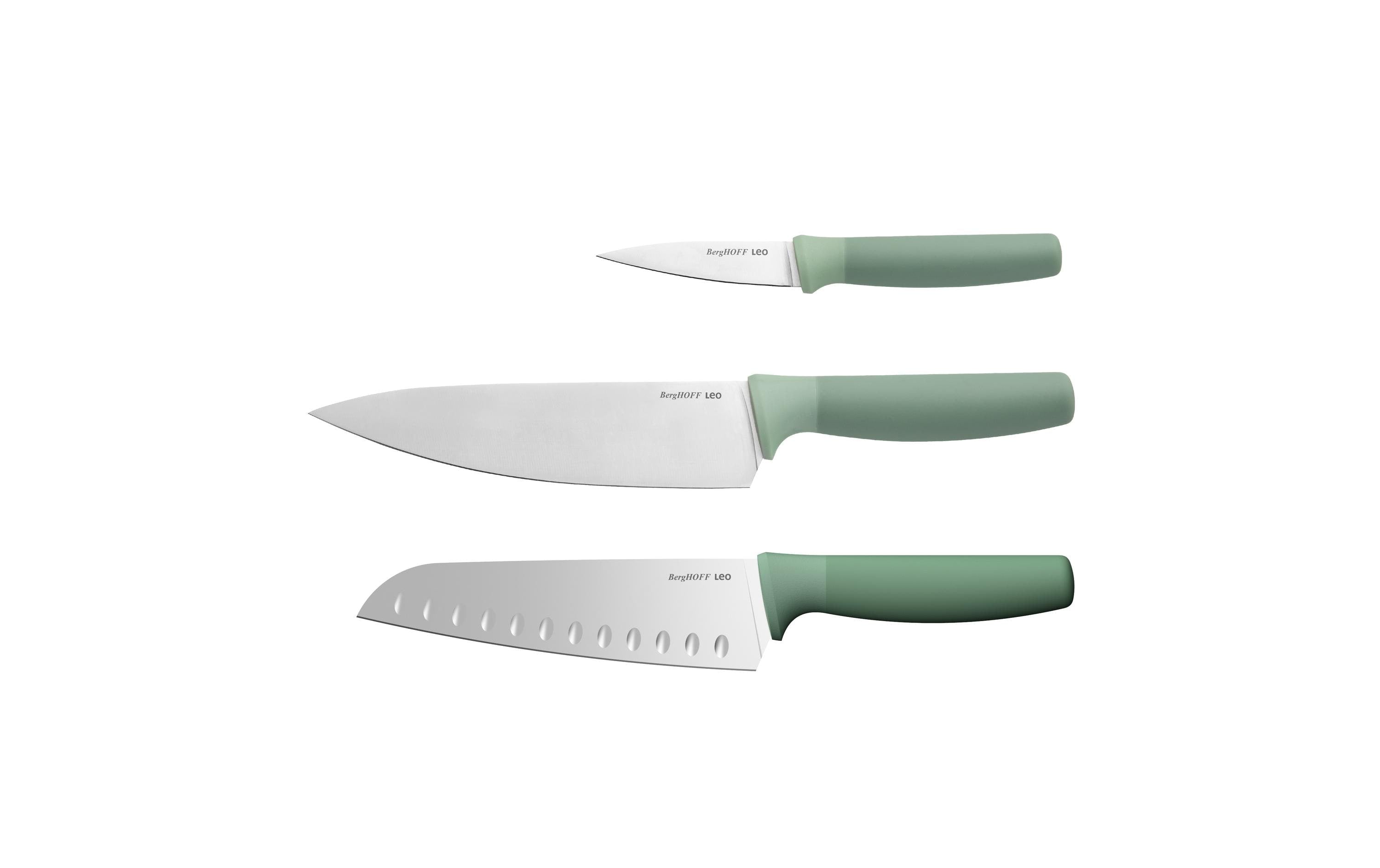 BergHOFF Messerset Leo Forest 3-teilig, Recyceltes PP