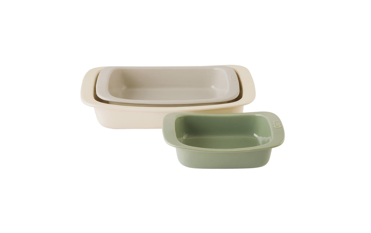 BergHOFF Auflaufform-Set Leo Balance color 3-teilig, Steingut