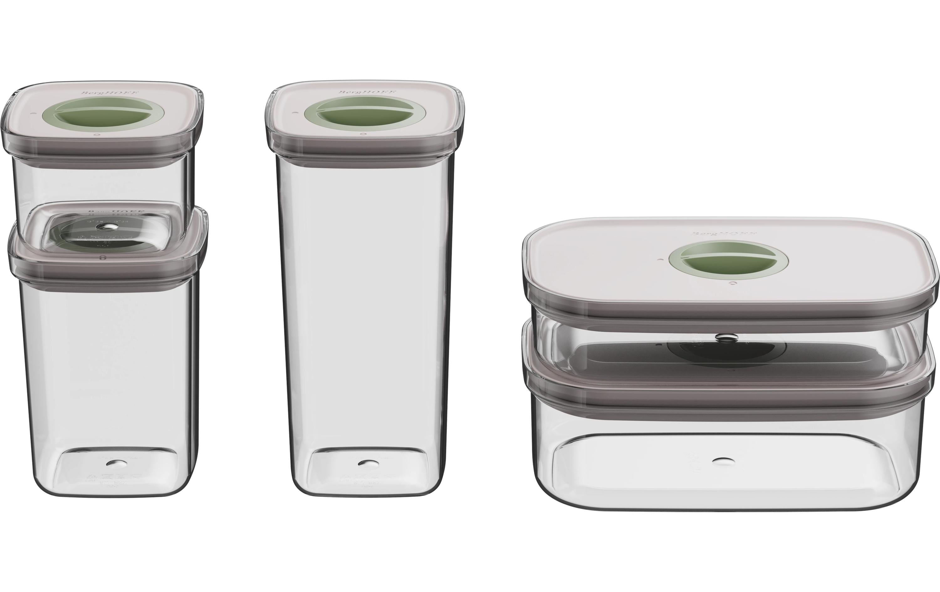 BergHOFF Vorratsbehälter-Set Leo Smart Seal 5-teilig