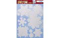 Herma Weihnachtssticker Fensterbild Schneef 1 Blatt / 12 Sticker