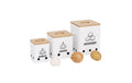 relaxdays Kartoffel Aufbewahrungsbox 3er Set, Weiss