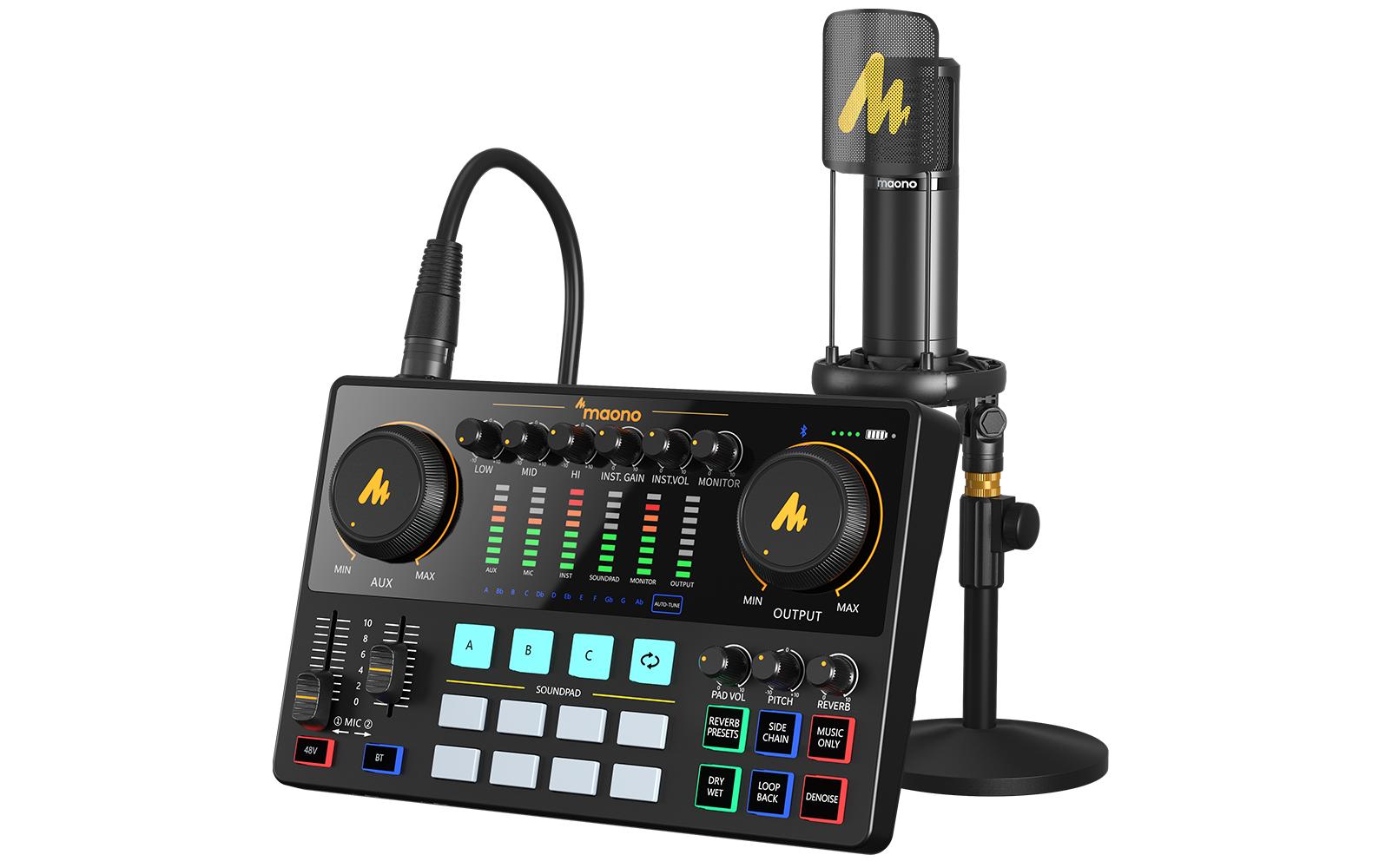 Maono Mix&Mic Kit AME2A Audio Interface & XLR Mikrofon