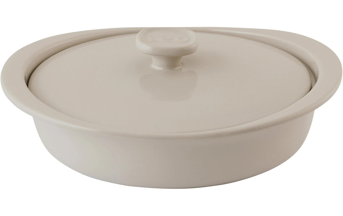 BergHOFF Auflauform Leo Balance rund MM 2.4L, Steingut, mit Deckel