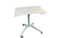 Actiforce Stehtisch BringAlong weiss 80x60cm mit Gasfeder und Rollen