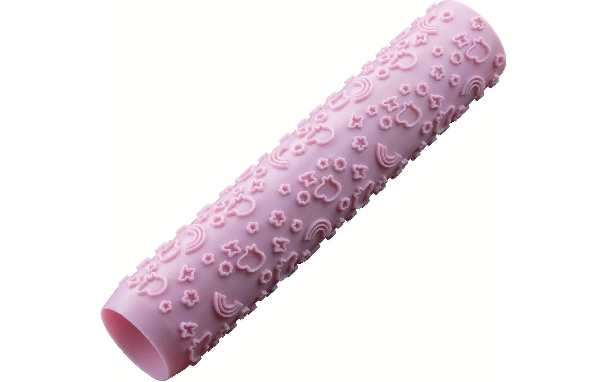 Dr. Oetker Peppa Pig Präge Teigrolle pink 23x5cm