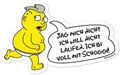 SwissMeme Sticker Schoggi, 10 x 6.5 cm