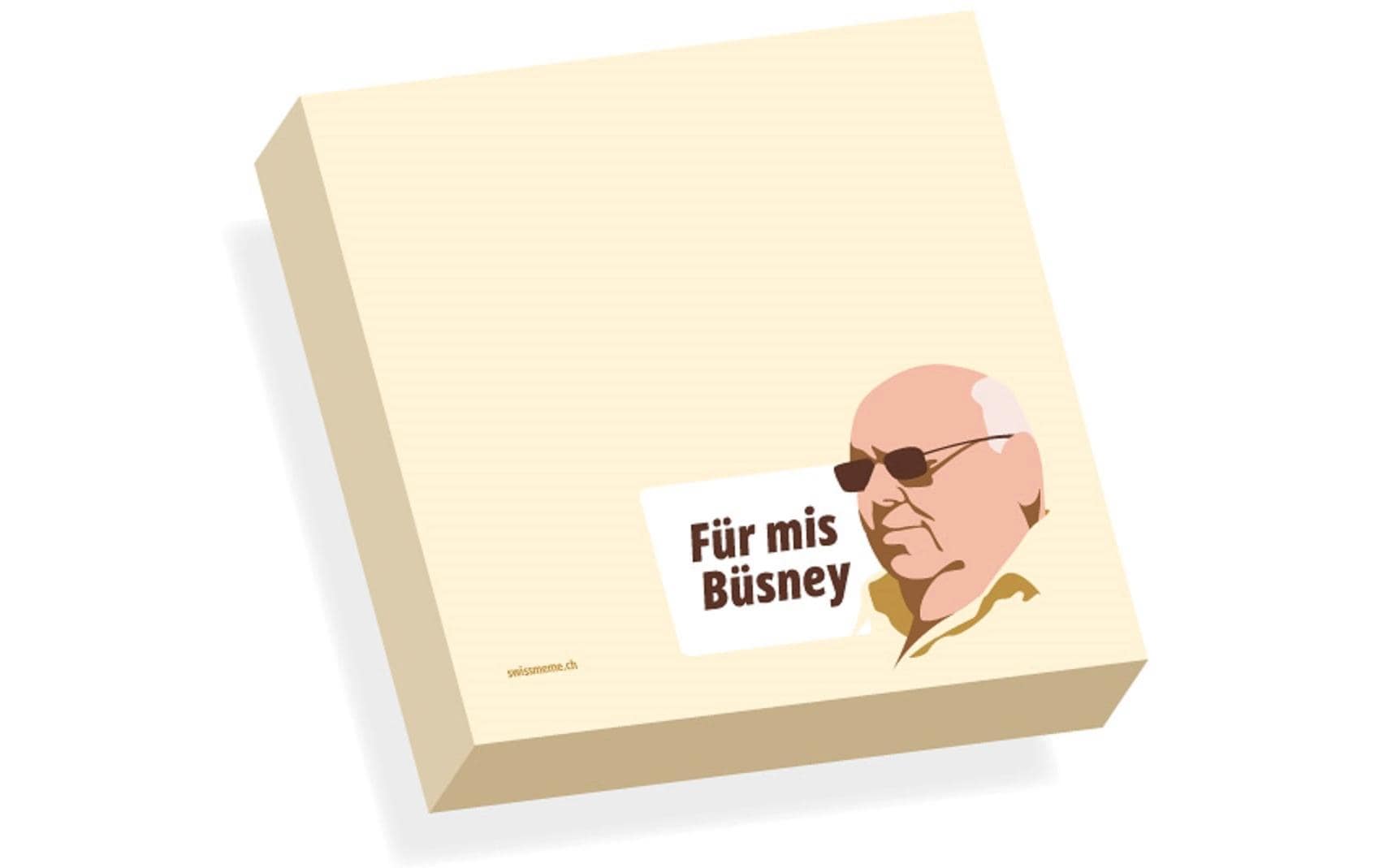 SwissMeme Haftnotizen Büsney, 7 x 7 cm