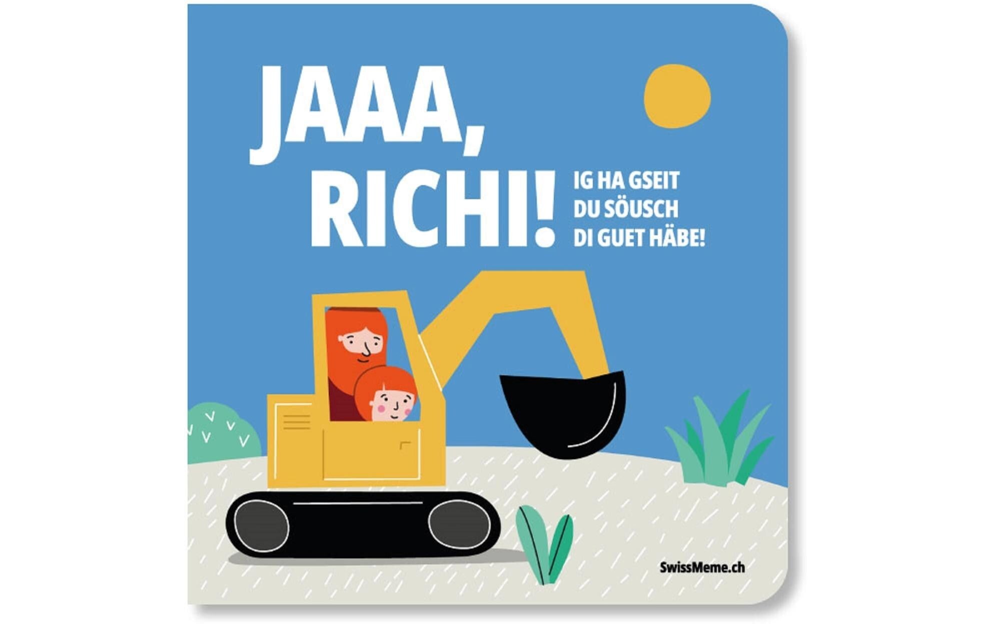 SwissMeme Kinderbuch JAAA, RICHI!, 14.5 x 14.5 x 1 cm