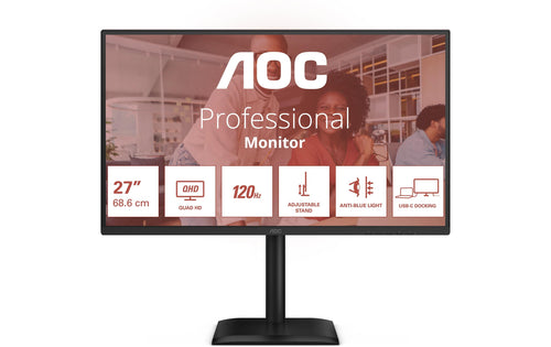 AOC 27" Q27E4CV,  IPS, 2560 x 1440 120 Hz