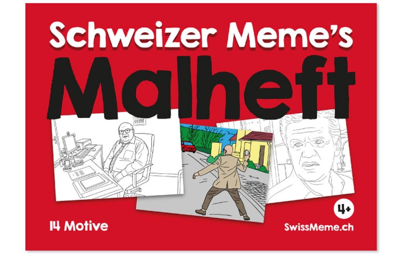 SwissMeme Malheft Schweizer Meme's, 21 x 15 cm