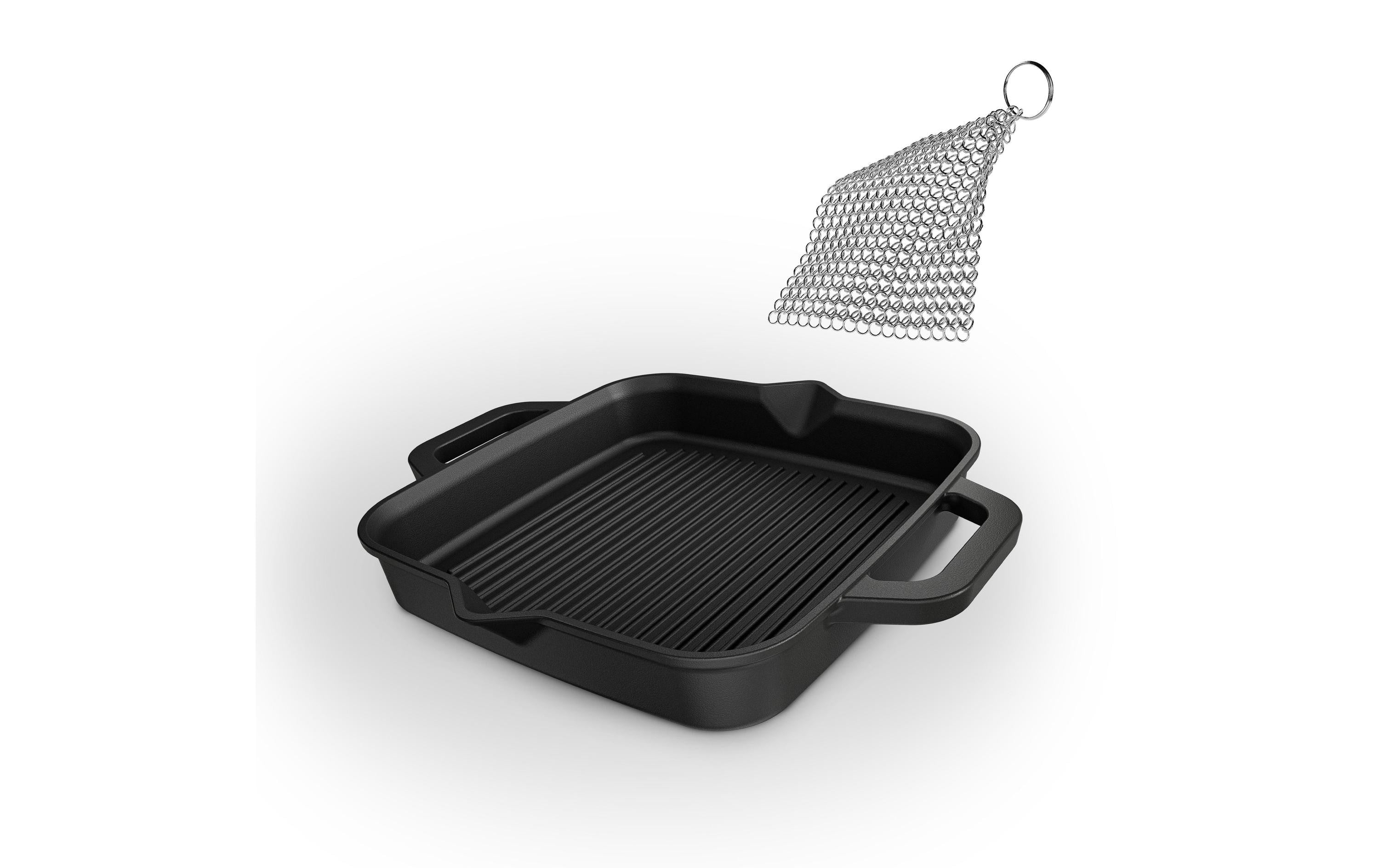 Grillpfanne 26cm mit Ringreiniger