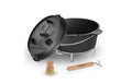 Dutch Oven Set 4,5L mit Heber, Bürste, Untersetzer