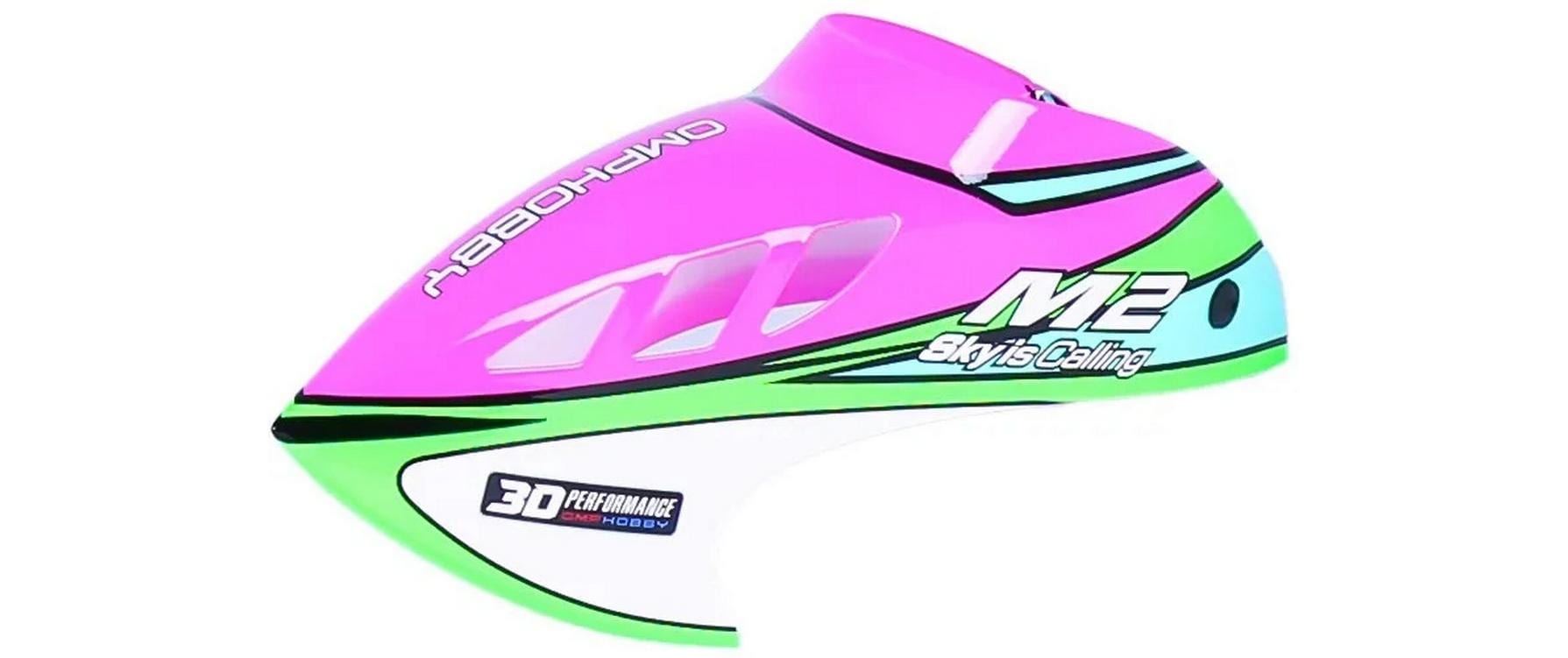 OMP Hobby Canopy-Plasma Pink M2-V3Pro