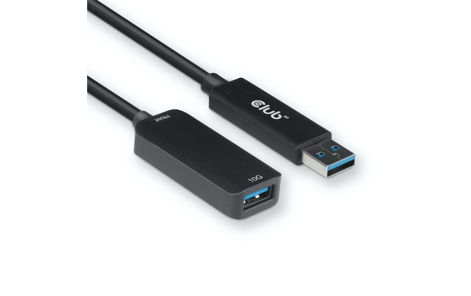 Club 3D, USB 3.2 Gen2 Typ A Verlängerung 5.0 Meter, 10 Gbits