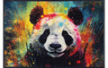 Wash+Dry Fussmatte Pandy Mc Panda 50x75 cm, Flor Polyamid, Anti-Rutsch
