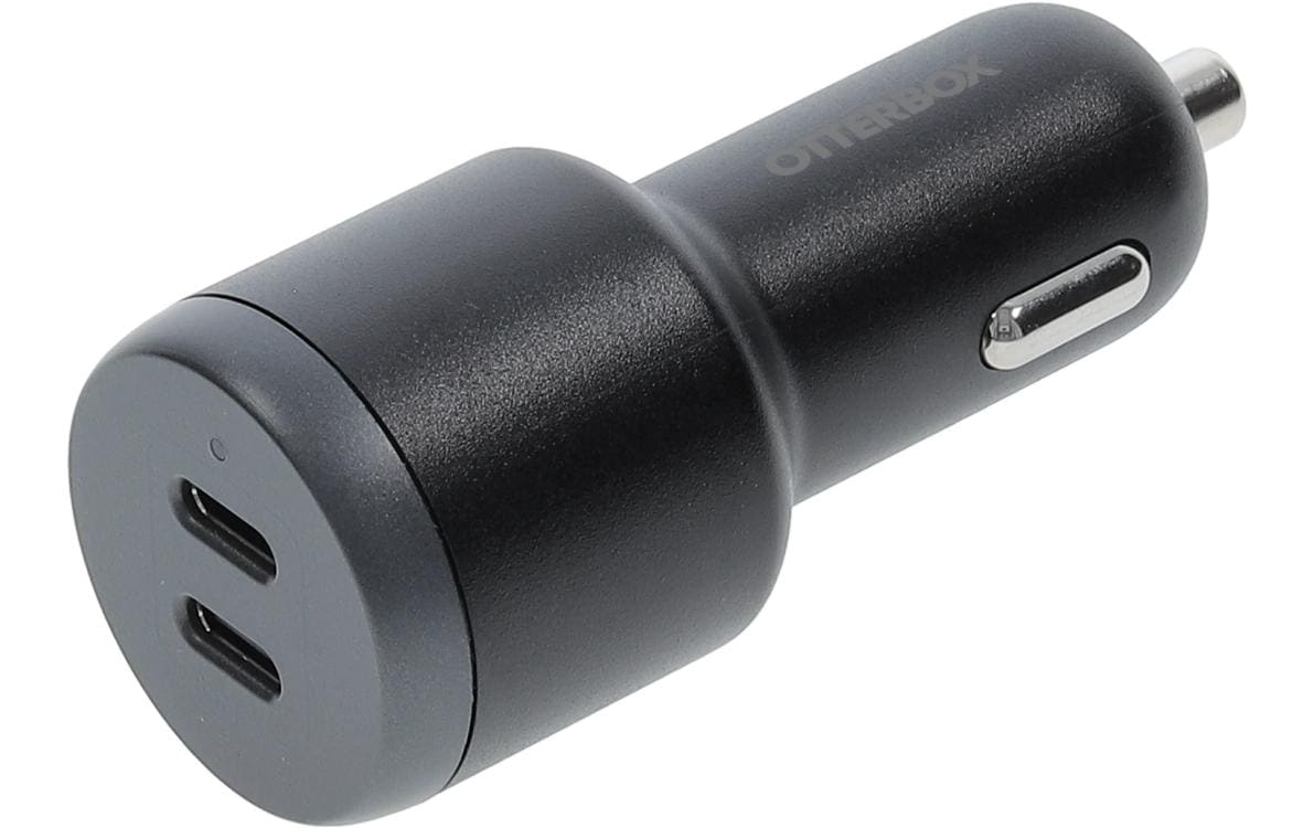 OtterBox Standard Car Charger, Black 65W, 2x USB-C