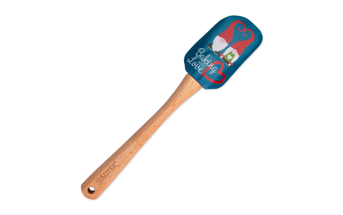 STÄDTER Teigschaber Wichtel 25 cm, Holz/Silikon