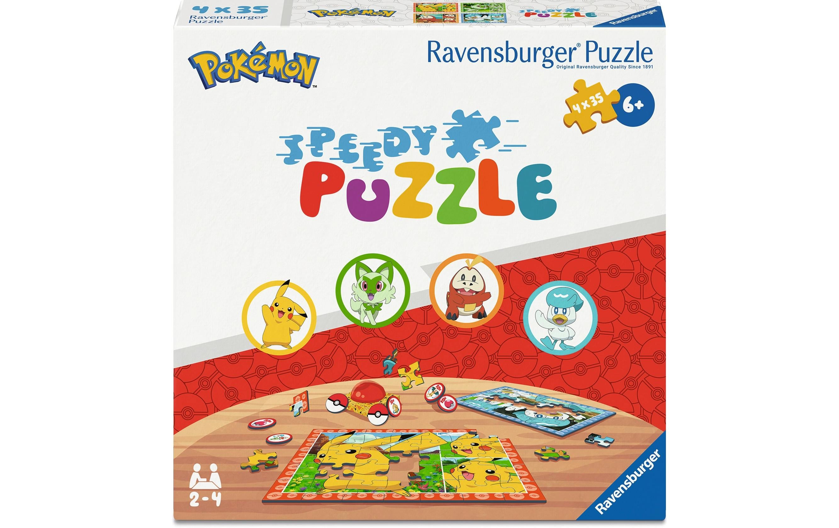 Speedy Puzzle Pokemon     4x35T Ab 6 Jahre