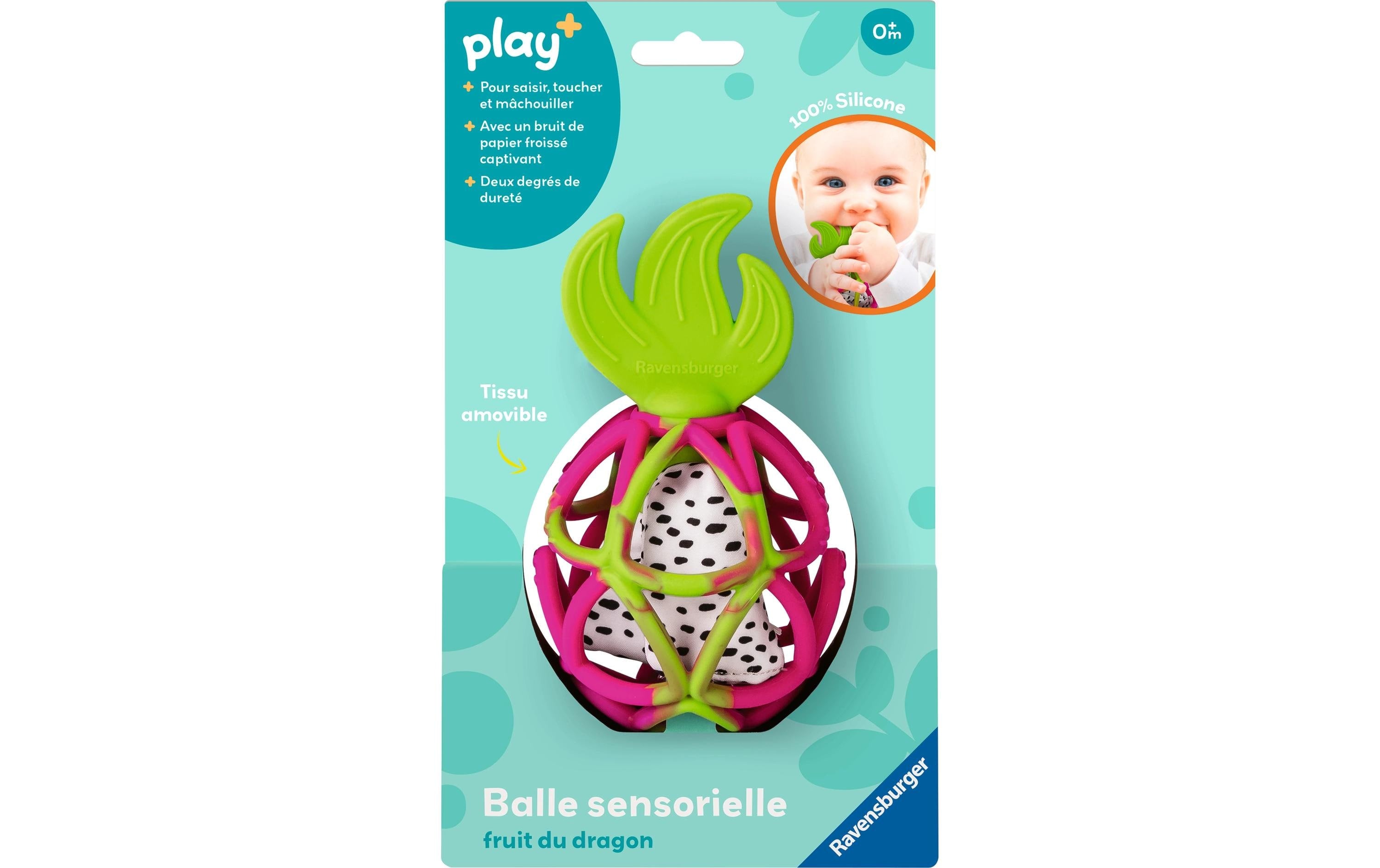 Balle sensorielle: fruit du dragon    FR 0-24 Monate