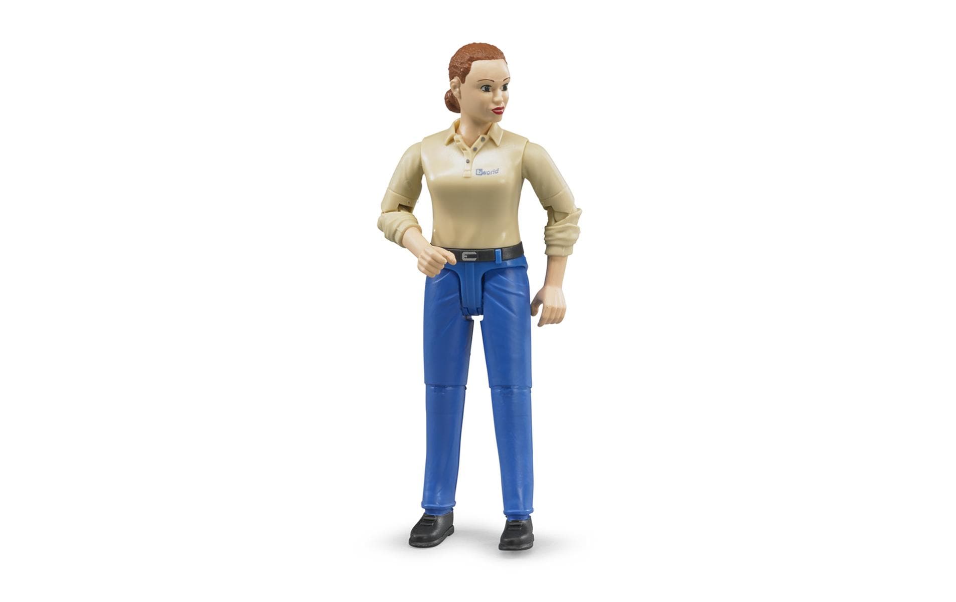 Bruder Frau mit hellem Hauttyp blauer Hose Alter: 4+
