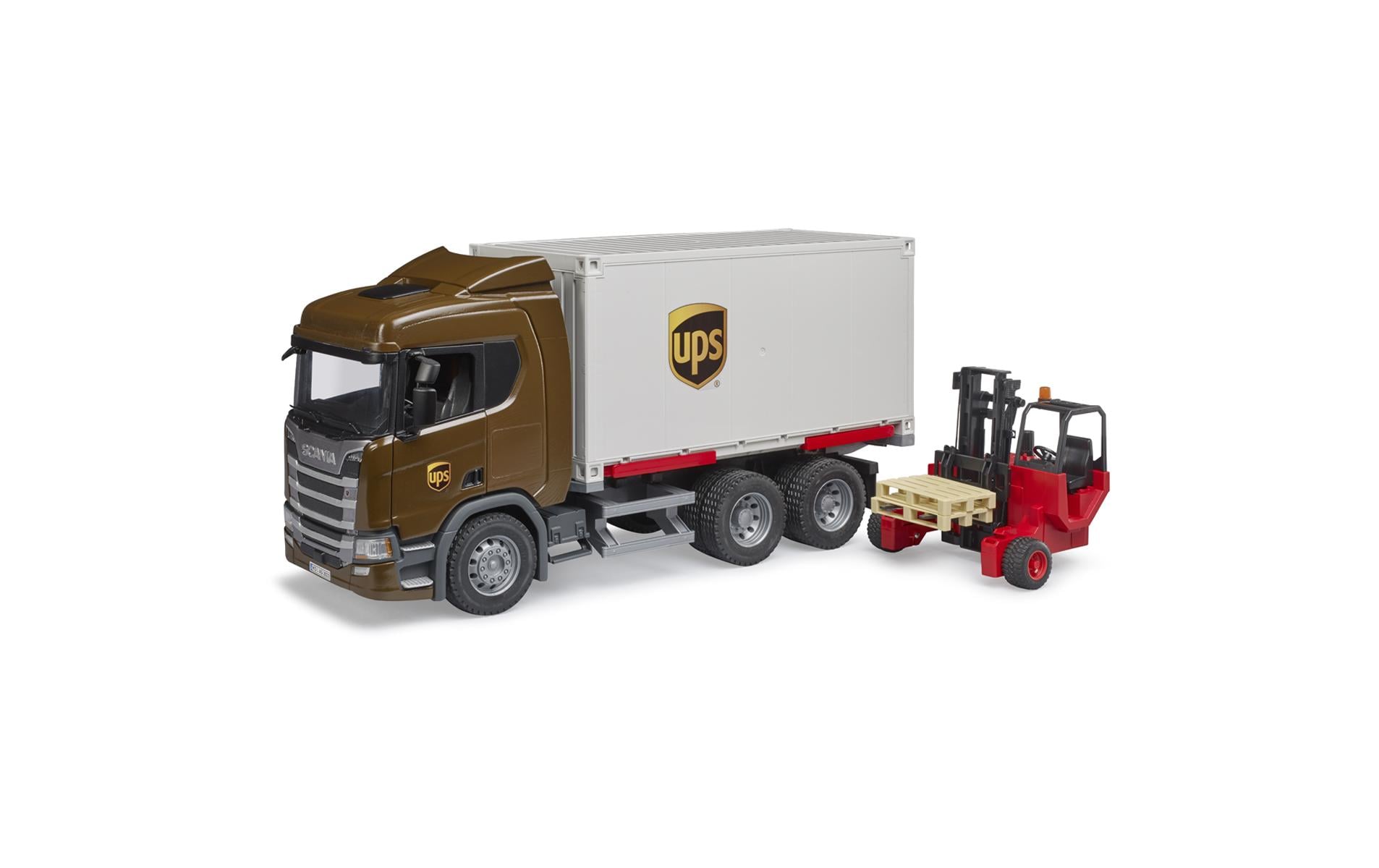 Bruder Scania Super 560R UPS Logistik-LKW