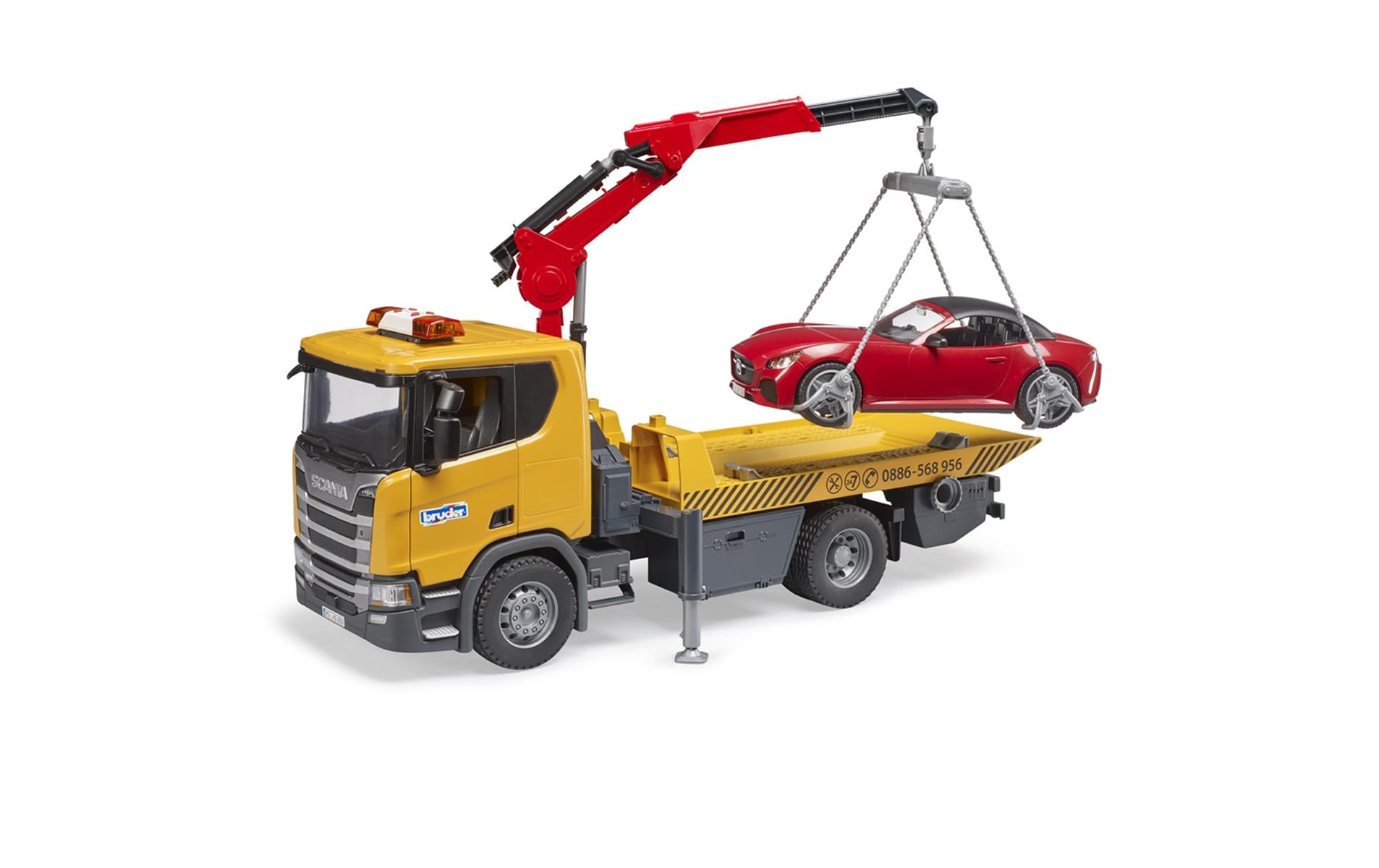 Bruder Scania Super 560R Abschlepp-LKW