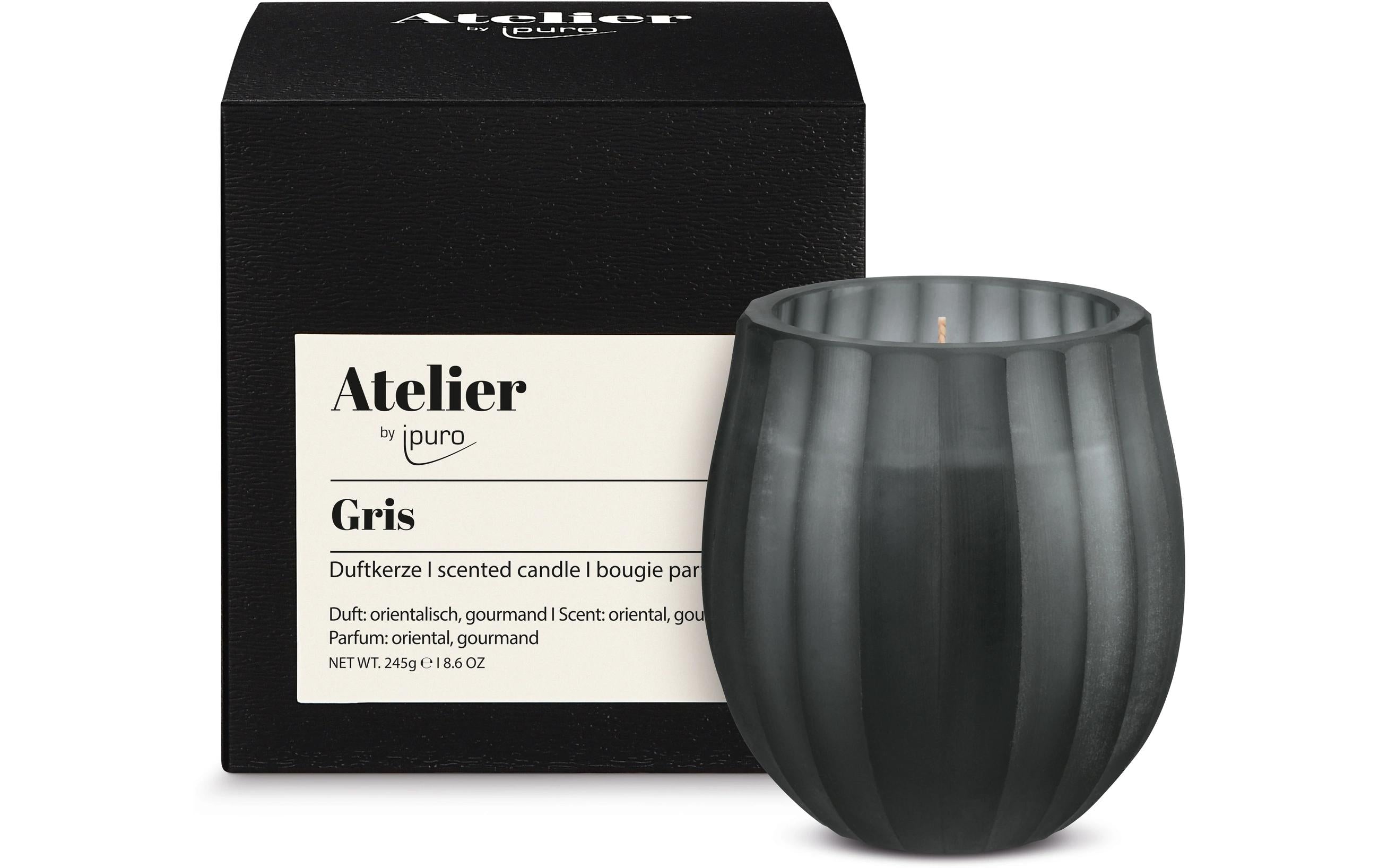 Ipuro Duftkerze Gris ATELIER gris, 245g