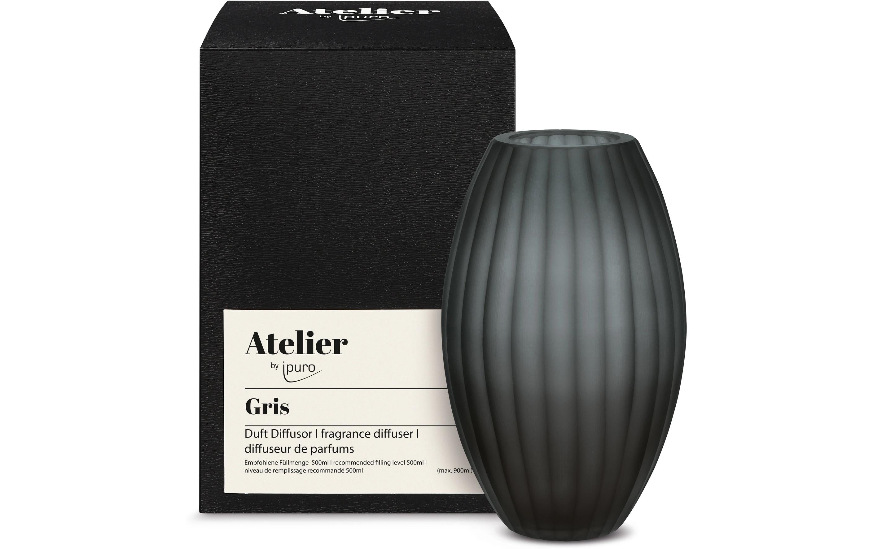 Ipuro Raumduft Vase Gris mittel ATELIER gris