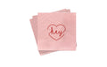 ChicMic Napkin - Hey Love 33 x 33 cm, bamboo pulp