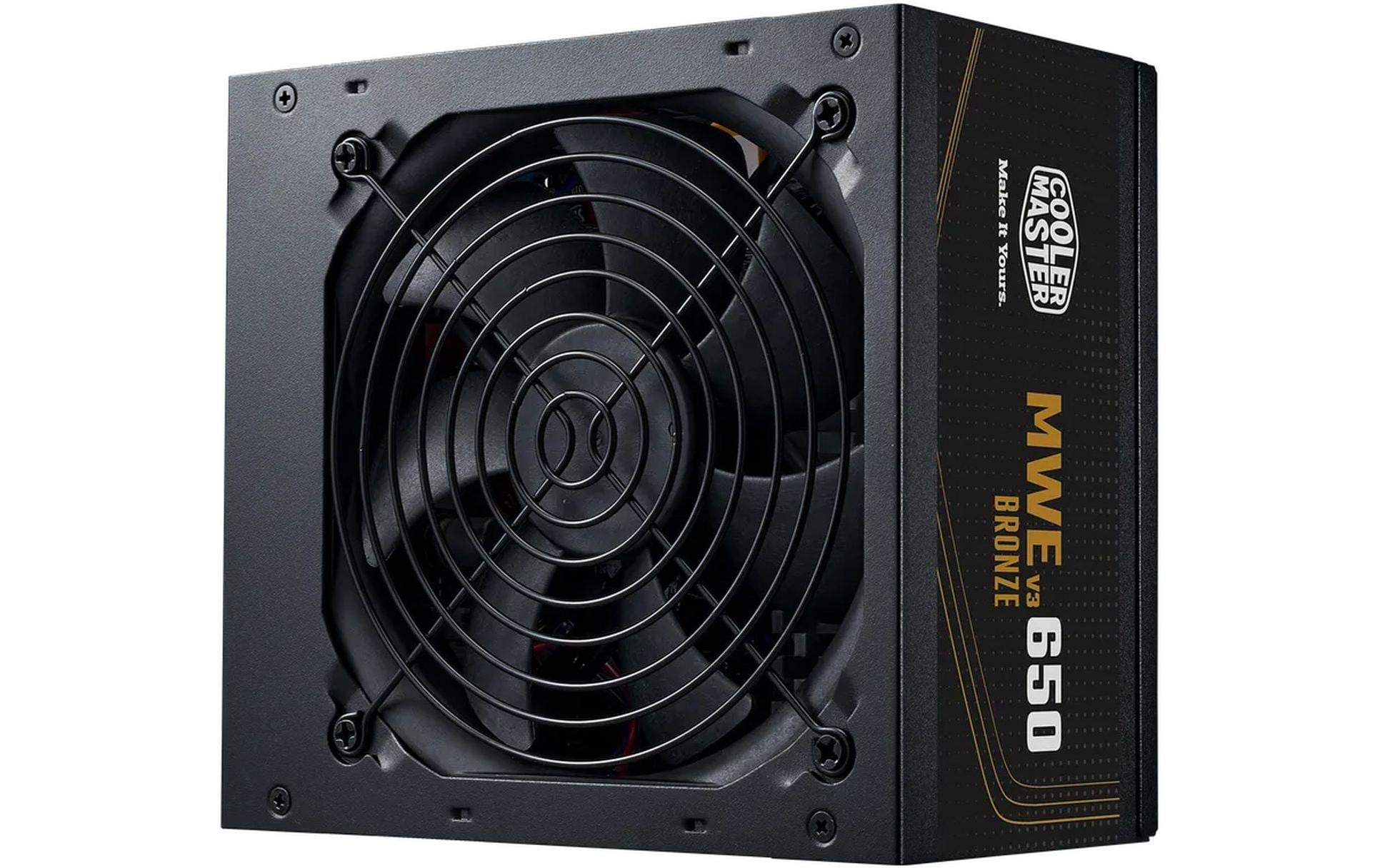 Netzteil Cooler Master, MWE V3 ATX3.1 650W 1x12cm Lüfter, 6xSATA
